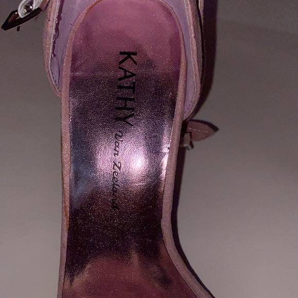 Kathy Van Zeeland | floral high heels pink glitter - Picture 11 of 11